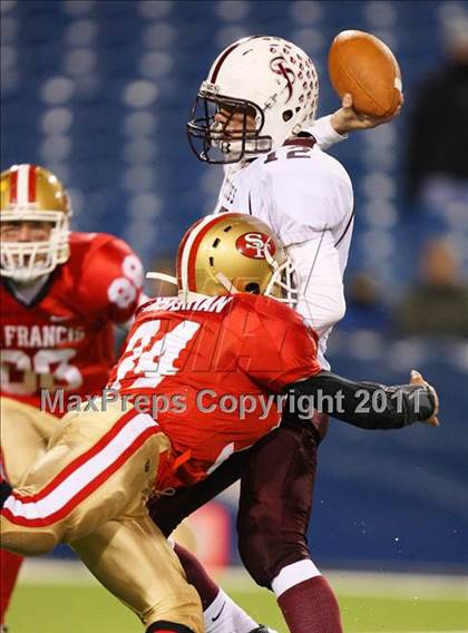 Thumbnail 2 in St. Joseph's Collegiate Institute vs. St. Francis (Monsignor Martin Final) photogallery.