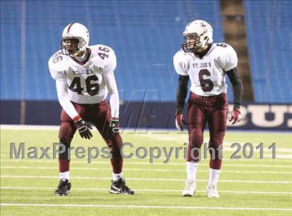 Thumbnail 1 in St. Joseph's Collegiate Institute vs. St. Francis (Monsignor Martin Final) photogallery.