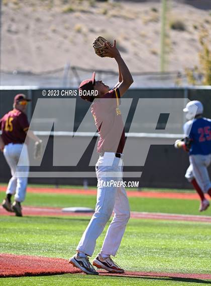 Thumbnail 2 in McCurdy vs. Rehoboth Christian (NMAA 2A Quarterfinal) photogallery.