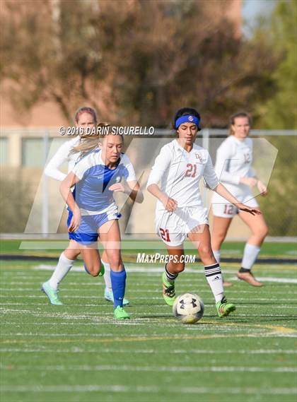 Thumbnail 3 in Desert Ridge vs. Fountain Hills (Coyote Classic Tournament ) photogallery.