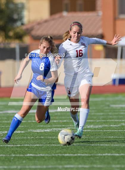 Thumbnail 2 in Desert Ridge vs. Fountain Hills (Coyote Classic Tournament ) photogallery.