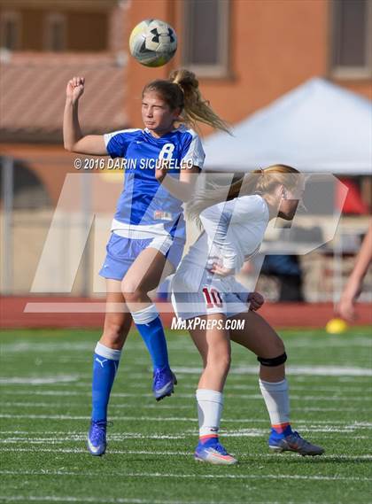 Thumbnail 2 in Desert Ridge vs. Fountain Hills (Coyote Classic Tournament ) photogallery.