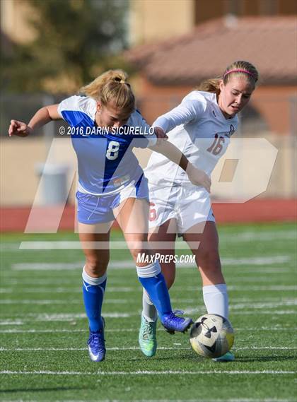 Thumbnail 3 in Desert Ridge vs. Fountain Hills (Coyote Classic Tournament ) photogallery.