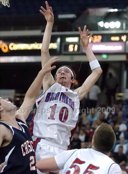 Thumbnail 1 in Modesto Christian vs. Christian Brothers (CIF SJS D4 Final) photogallery.