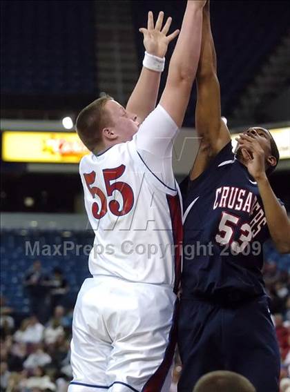 Thumbnail 2 in Modesto Christian vs. Christian Brothers (CIF SJS D4 Final) photogallery.