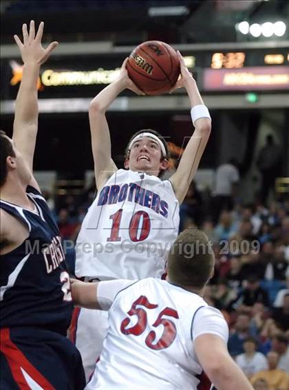 Thumbnail 3 in Modesto Christian vs. Christian Brothers (CIF SJS D4 Final) photogallery.