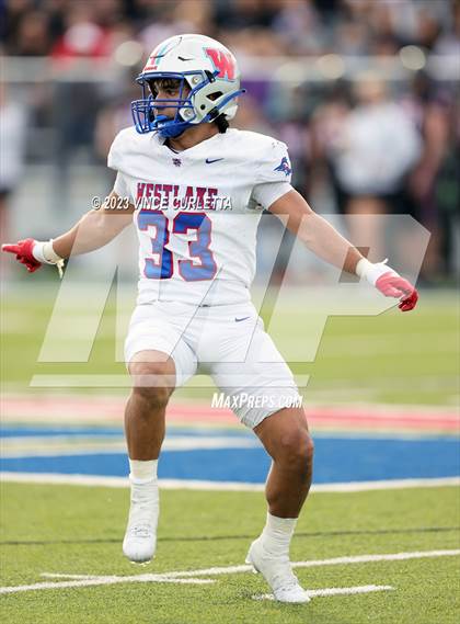Thumbnail 3 in Lake Travis @ Westlake (UIL 6A Football Quarterfinal Playoff) photogallery.