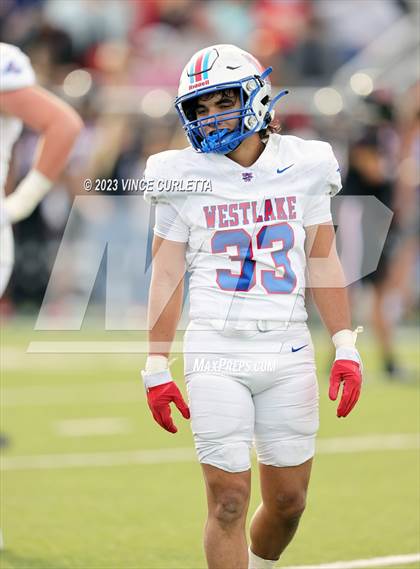 Thumbnail 1 in Lake Travis @ Westlake (UIL 6A Football Quarterfinal Playoff) photogallery.