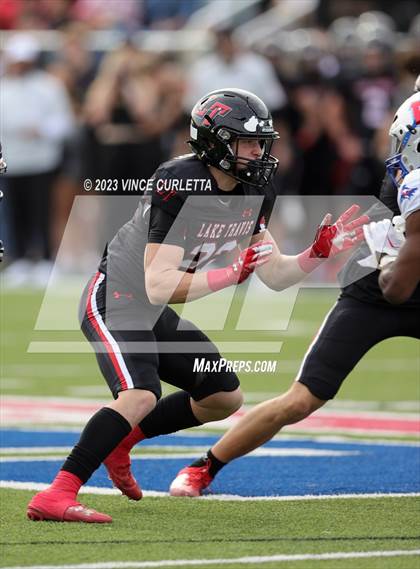 Thumbnail 2 in Lake Travis @ Westlake (UIL 6A Football Quarterfinal Playoff) photogallery.