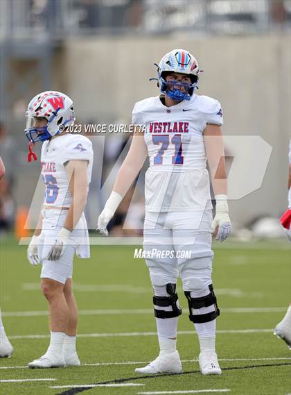 Thumbnail 3 in Lake Travis @ Westlake (UIL 6A Football Quarterfinal Playoff) photogallery.