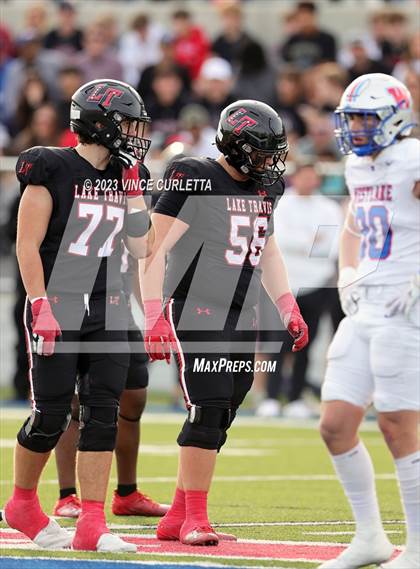 Thumbnail 1 in Lake Travis @ Westlake (UIL 6A Football Quarterfinal Playoff) photogallery.