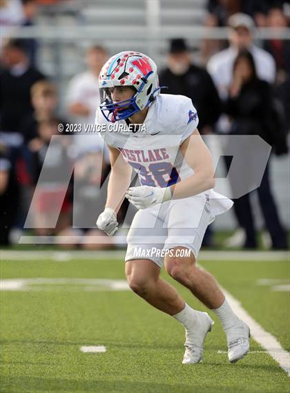 Thumbnail 3 in Lake Travis @ Westlake (UIL 6A Football Quarterfinal Playoff) photogallery.