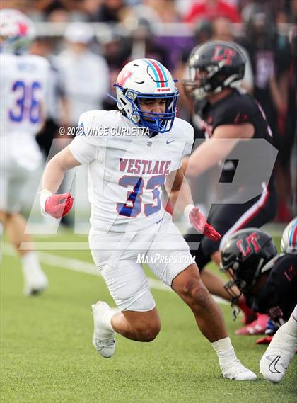 Thumbnail 2 in Lake Travis @ Westlake (UIL 6A Football Quarterfinal Playoff) photogallery.