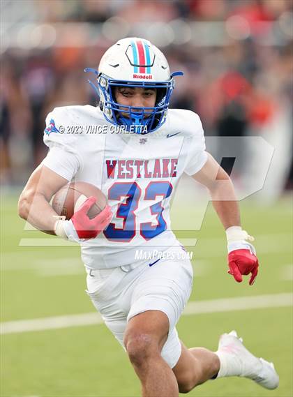 Thumbnail 2 in Lake Travis @ Westlake (UIL 6A Football Quarterfinal Playoff) photogallery.