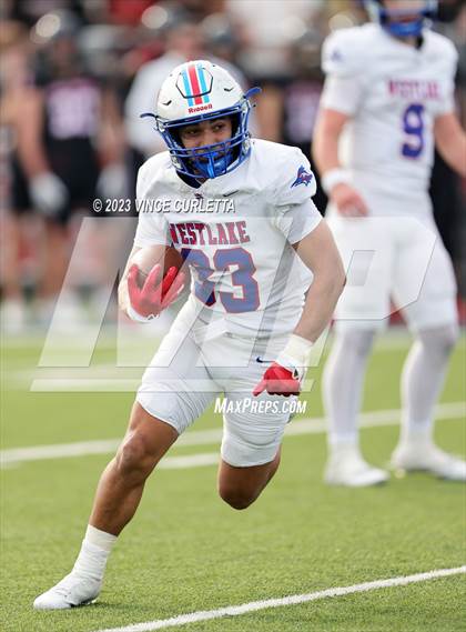 Thumbnail 3 in Lake Travis @ Westlake (UIL 6A Football Quarterfinal Playoff) photogallery.