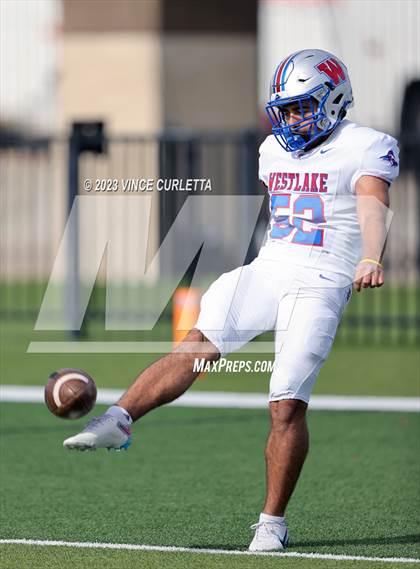Thumbnail 1 in Lake Travis @ Westlake (UIL 6A Football Quarterfinal Playoff) photogallery.