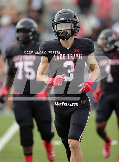 Thumbnail 3 in Lake Travis @ Westlake (UIL 6A Football Quarterfinal Playoff) photogallery.