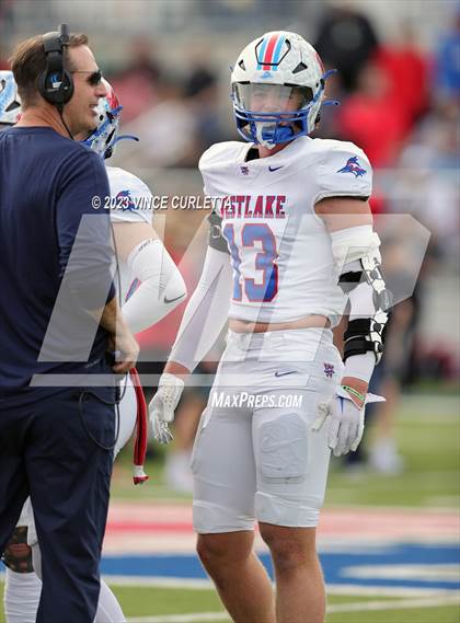 Thumbnail 2 in Lake Travis @ Westlake (UIL 6A Football Quarterfinal Playoff) photogallery.