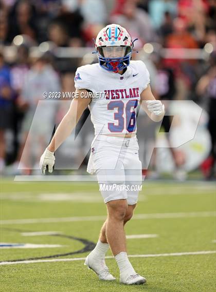 Thumbnail 1 in Lake Travis @ Westlake (UIL 6A Football Quarterfinal Playoff) photogallery.