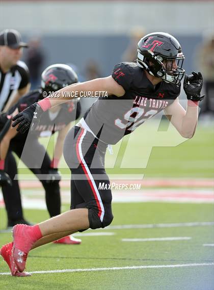 Thumbnail 2 in Lake Travis @ Westlake (UIL 6A Football Quarterfinal Playoff) photogallery.