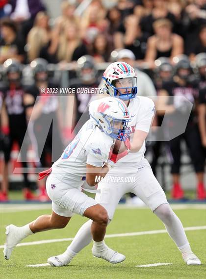 Thumbnail 3 in Lake Travis @ Westlake (UIL 6A Football Quarterfinal Playoff) photogallery.