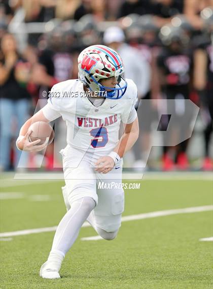 Thumbnail 2 in Lake Travis @ Westlake (UIL 6A Football Quarterfinal Playoff) photogallery.
