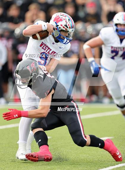 Thumbnail 1 in Lake Travis @ Westlake (UIL 6A Football Quarterfinal Playoff) photogallery.