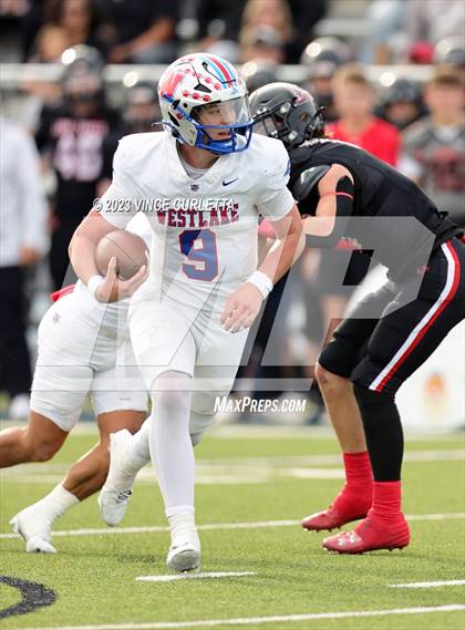Thumbnail 3 in Lake Travis @ Westlake (UIL 6A Football Quarterfinal Playoff) photogallery.