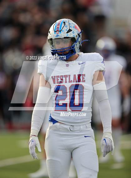 Thumbnail 1 in Lake Travis @ Westlake (UIL 6A Football Quarterfinal Playoff) photogallery.