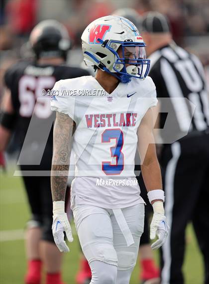 Thumbnail 2 in Lake Travis @ Westlake (UIL 6A Football Quarterfinal Playoff) photogallery.