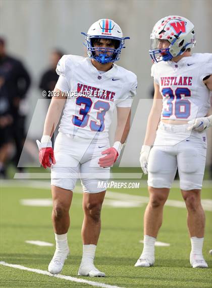 Thumbnail 3 in Lake Travis @ Westlake (UIL 6A Football Quarterfinal Playoff) photogallery.