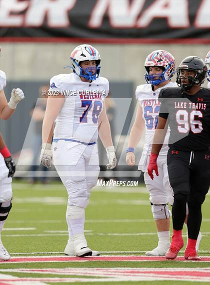 Thumbnail 2 in Lake Travis @ Westlake (UIL 6A Football Quarterfinal Playoff) photogallery.