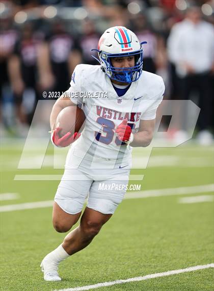 Thumbnail 3 in Lake Travis @ Westlake (UIL 6A Football Quarterfinal Playoff) photogallery.