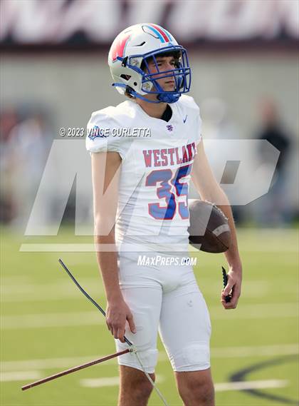Thumbnail 2 in Lake Travis @ Westlake (UIL 6A Football Quarterfinal Playoff) photogallery.