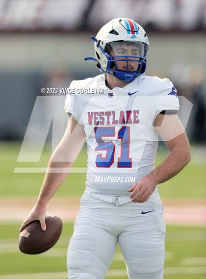 Thumbnail 1 in Lake Travis @ Westlake (UIL 6A Football Quarterfinal Playoff) photogallery.