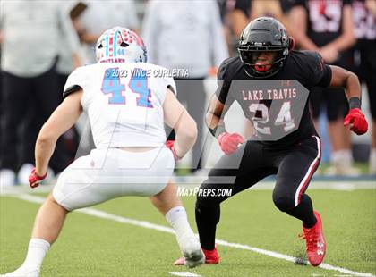 Thumbnail 3 in Lake Travis @ Westlake (UIL 6A Football Quarterfinal Playoff) photogallery.