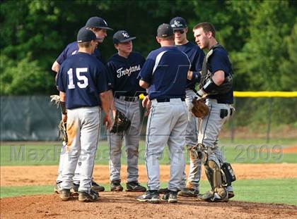 Thumbnail 1 in Lamar County vs Blessed Trinity (2A Playoffs) photogallery.