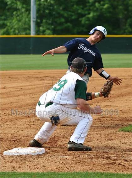 Thumbnail 2 in Lamar County vs Blessed Trinity (2A Playoffs) photogallery.