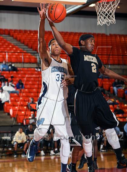 Thumbnail 1 in Mitchell vs. Wyatt [O.D.] (DFW Basketball Challenge) photogallery.