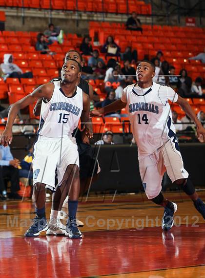 Thumbnail 1 in Mitchell vs. Wyatt [O.D.] (DFW Basketball Challenge) photogallery.