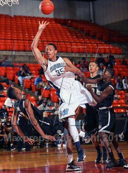 Thumbnail 1 in Mitchell vs. Wyatt [O.D.] (DFW Basketball Challenge) photogallery.