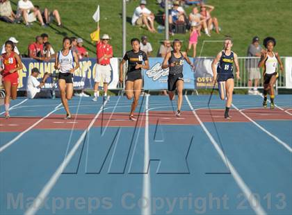 Thumbnail 1 in CIF State Track and Field Championships (Day 1 - Girls 200m) photogallery.