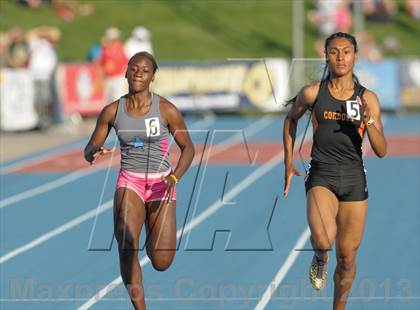 Thumbnail 1 in CIF State Track and Field Championships (Day 1 - Girls 200m) photogallery.