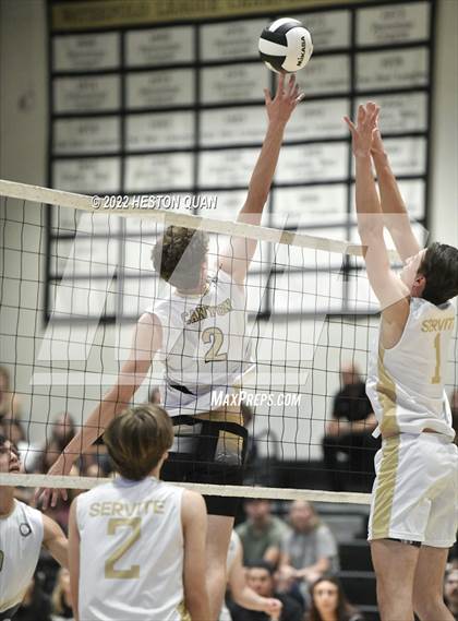 Thumbnail 1 in Canyon @ Servite (CIF-SS D2 Playoffs) photogallery.