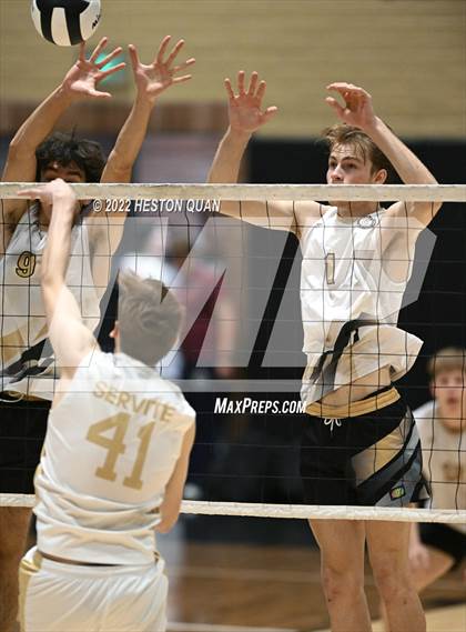 Thumbnail 1 in Canyon @ Servite (CIF-SS D2 Playoffs) photogallery.