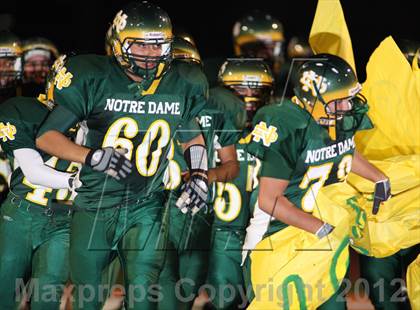 Thumbnail 1 in Citrus Valley vs. Notre Dame photogallery.