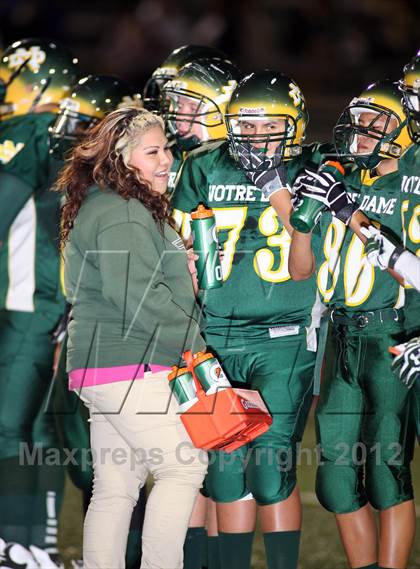Thumbnail 1 in Citrus Valley vs. Notre Dame photogallery.