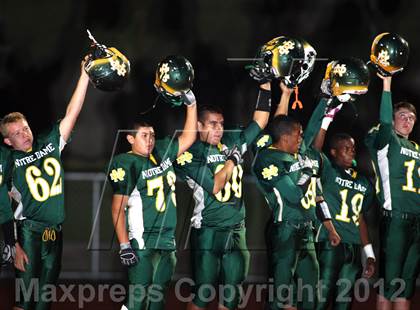 Thumbnail 3 in Citrus Valley vs. Notre Dame photogallery.