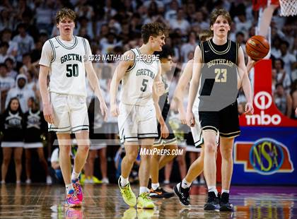 Thumbnail 3 in Lincoln Southeast vs. Gretna (NSAA Class A Quarterfinal) photogallery.