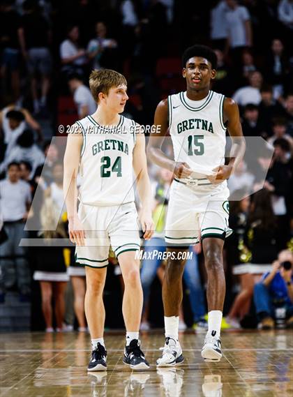 Thumbnail 2 in Lincoln Southeast vs. Gretna (NSAA Class A Quarterfinal) photogallery.
